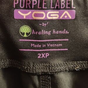 Healing Hands Black Scrub Pants